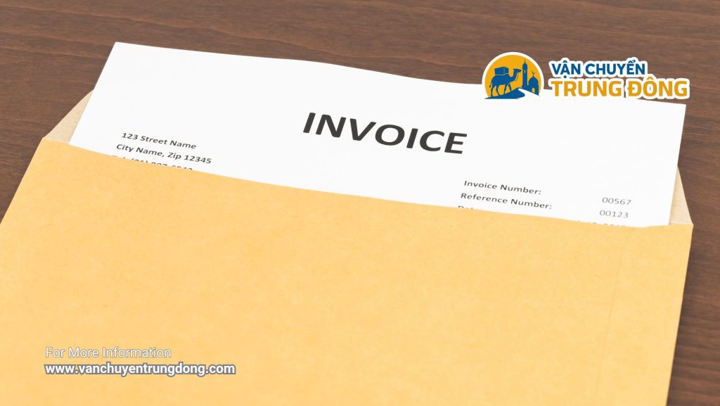 Cách khai báo Invoice khi gửi hàng sang Saudi Arabia